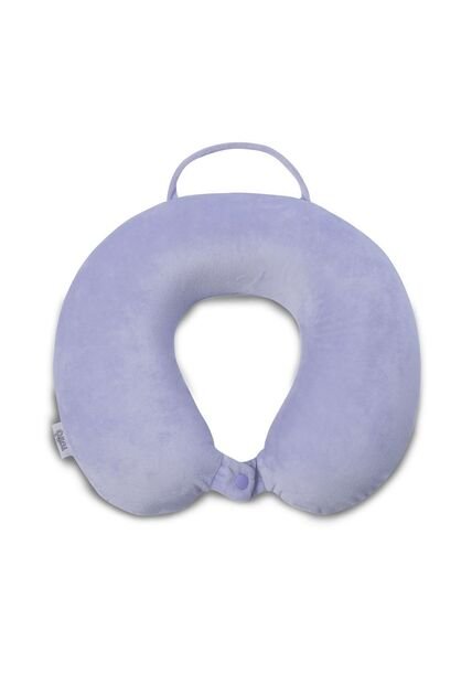 Almohada De Viaje Memory Foam Jet Pillow Morada