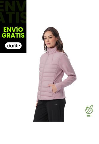 Chaqueta Acolchada Para Mujer Secuoya Rosada Totto