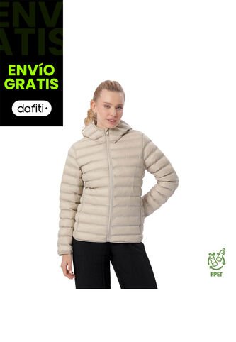Chaqueta Acolchada Para Mujer Colorfull Pro Beige Totto