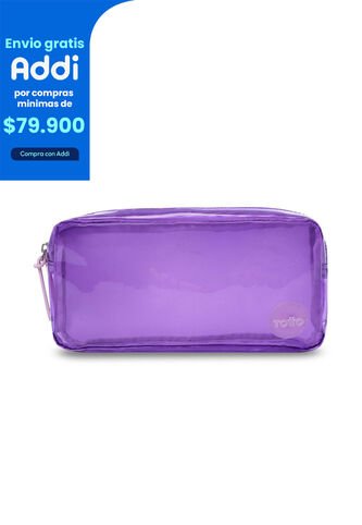 Cartuchera Escolar Mediana Para Niña Purple Morada Totto