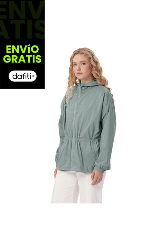 Chaqueta Casual Para Mujer Bruma Woman Liviana Verde Totto