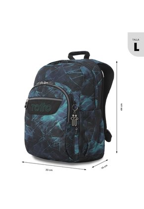 Morral Juvenil Porta PC 14" Acuarela Azul