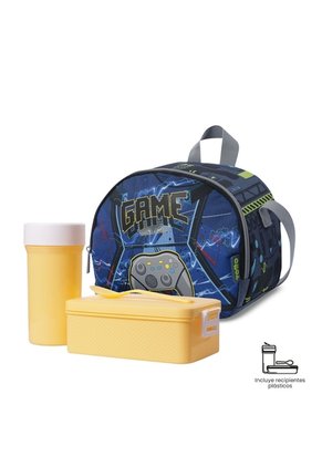 Lonchera Térmica Para Niño Game Blue Walt Azul