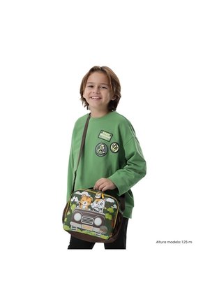 Lonchera Térmica Para Niño Safari Grande Verde