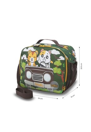 Lonchera Térmica Para Niño Safari Grande Verde