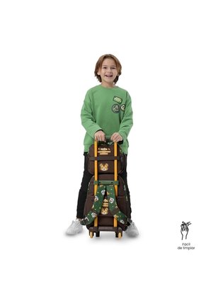 Lonchera Térmica Para Niño Safari Grande Verde