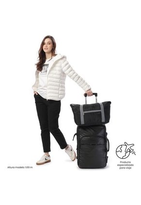 Bolso De Viaje Plegable Aloha 20 Grande Negro