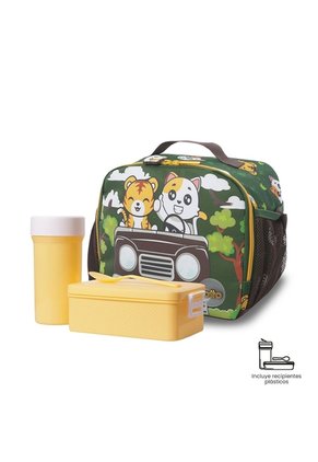Lonchera Térmica Para Niño Safari Grande Verde