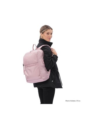 Morral Universitario Cloud Porta PC 14" Rosado Mujer