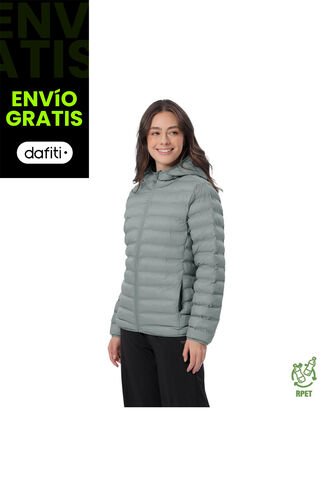 Chaqueta Acolchada Para Mujer Colorfull Pro Verde Totto