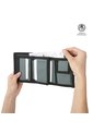 Billetera Hombre Contrast Pequeña Con RFID Blocker Negra de Totto