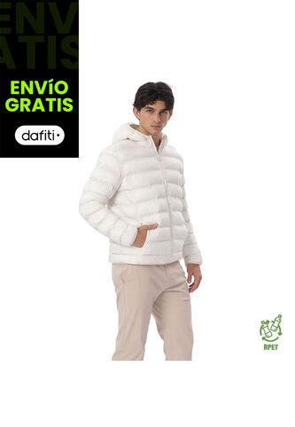 Chaqueta Acolchada Para Hombre Colormen Pro Blanca Totto
