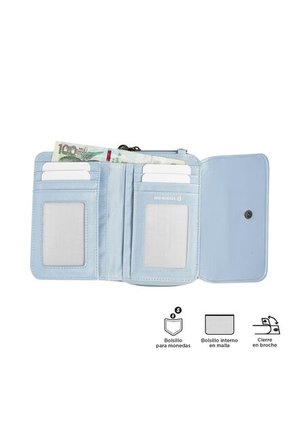 Billetera Style Can Con RFID Blocker Azul