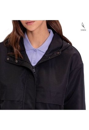 Chaqueta Casual Para Mujer Eva Liviana Negra