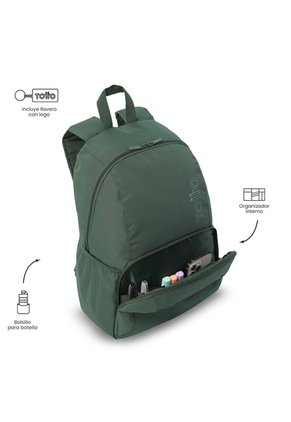 Morral Universitario Ometto 2.0 Porta PC 14" Verde Hombre