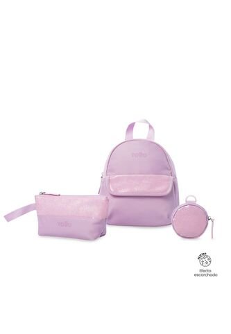 Kit De Regalo Morral Girlys + Cartuchera Y Monedero Totto