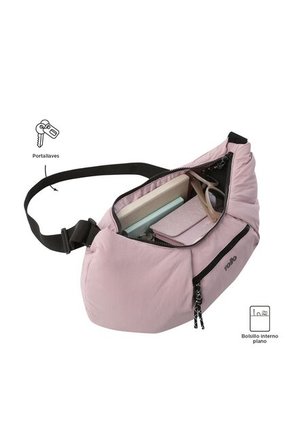 Bolso Banana Bag Para Mujer Escandinavia Mediano Rosado