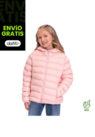 Chaqueta Para Niña Colorkid 2.0 Acolchada Color Rosada Totto