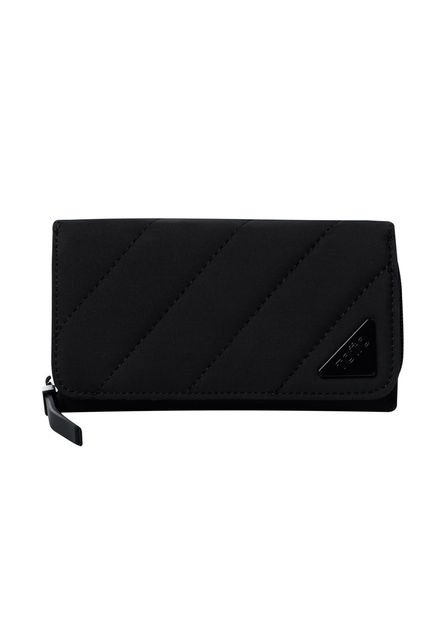 Billetera Comfy Var Con RFID Blocker Negra Grande