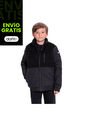 Chaqueta Para Niño Andy Acolchada Color Negra de Totto