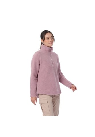 Buzo Con Cremallera Para Mujer Shorel Pullover Rosado Totto