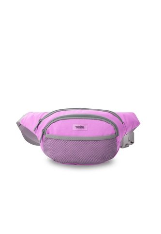 Riñonera Para Mujer Meshout Mediana Color Morada Totto