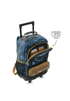 Maleta Para Niño Con Ruedas Jurassic World Territory Mediano Azul