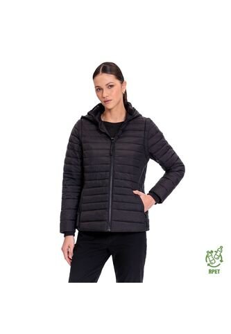 Chaqueta Acolchada Para Mujer Chalina 2 En 1 Negra Totto