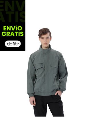 Chaqueta Tipo Bomber Para Hombre Alea Verde Totto