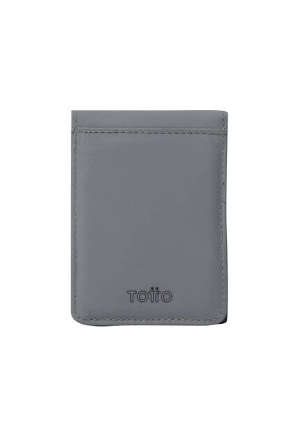 Billetera Dual Grande Con RFID Blocker Gris