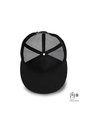 Gorra Plana Sharlie Color Negra/Blanca/ de Totto