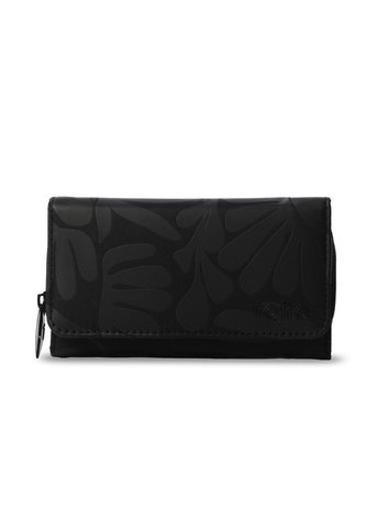 Billetera Mujer Texture Grande Con RFID Blocker Negra Totto