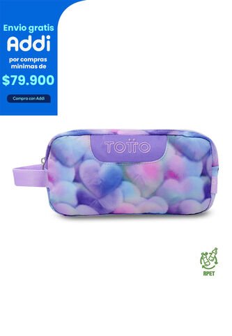 Cartuchera Multiuso Escuadra Grande Morada Mujer Totto