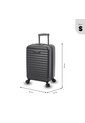 Maleta De Cabina 360 Helios S1 2.0 10 Kilos Negra de Totto