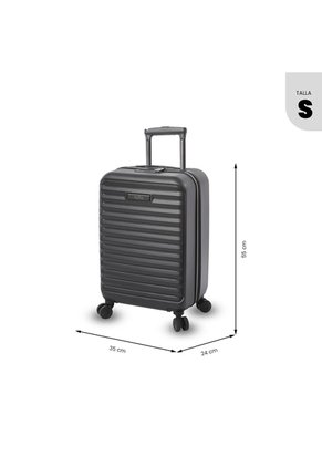 Maleta De Cabina 360 Helios S1 2.0 10 Kilos Negra