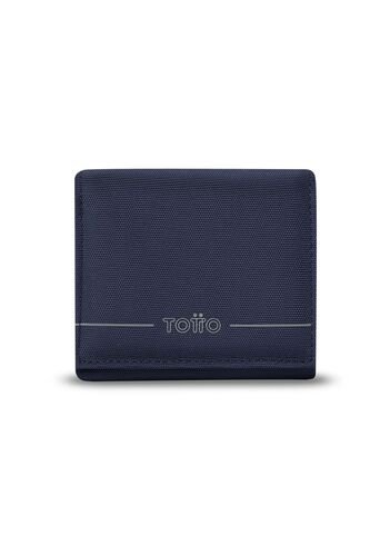 Billetera Para Hombre Sayle Con RFID Blocker Azul Totto