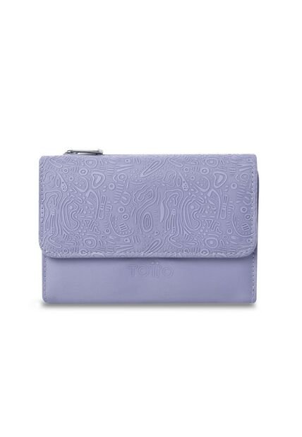 Billetera Para Mujer Montana Con RFID Blocker Morada
