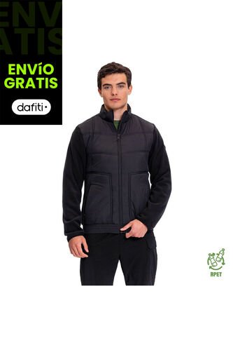 Chaqueta Acolchada Para Hombre Jetty Negra Totto