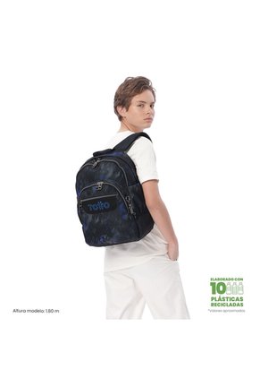 Morral Juvenil Porta PC 14" Rayol Negro