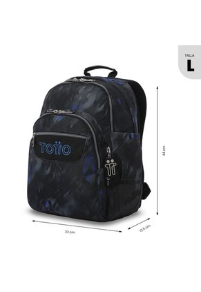 Morral Juvenil Porta PC 14" Rayol Negro