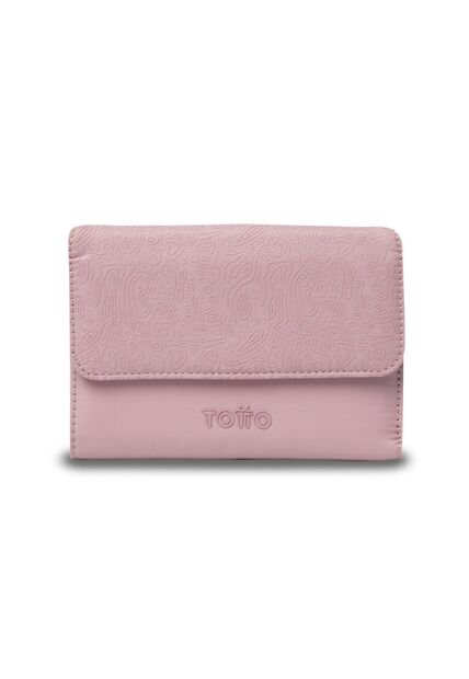 Billetera Mujer Montana Mediana Con RFID Blocker Rosada