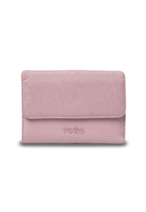 Billetera Mujer Montana Mediana Con RFID Blocker Rosada
