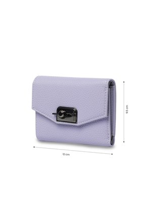 Billetera Mujer Smooth Pequeña Con RFID Blocker Morada
