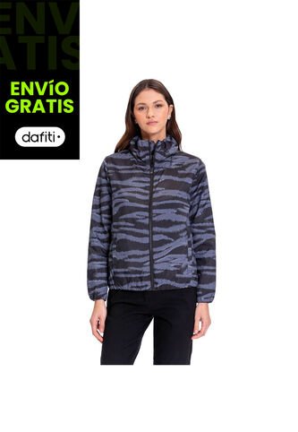 Chaqueta Casual Para Mujer Pray Liviana Negra Totto