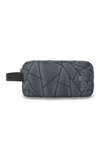 Cartuchera Multiuso Sheyma Print Grande Gris Totto