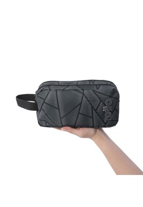 Cartuchera Multiuso Sheyma Print Grande Gris