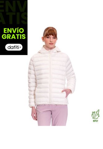 Chaqueta Acolchada Para Mujer Colorfull Pro Blanca Totto
