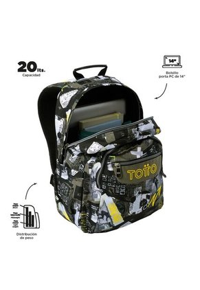 Kit Juvenil: Morral Acuarela Y Lonchera Borrador
