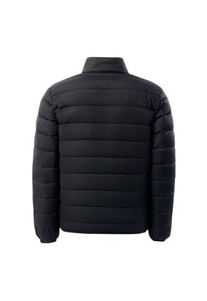 Chaqueta Acolchada Cuello Alto Coloro Negro Para Hombre
