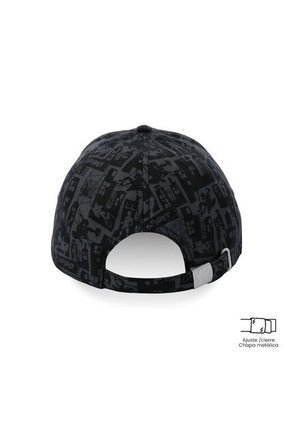 Gorra Camionera Spider Black Color Negro
